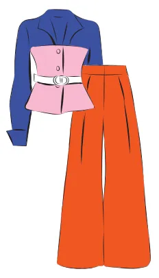 Illustration representing community voices and second-hand fashion inspiration